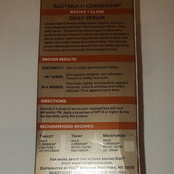RoC Skincare Multi Correxion Revive + Glow Daily $40 - Picture 6 of 9